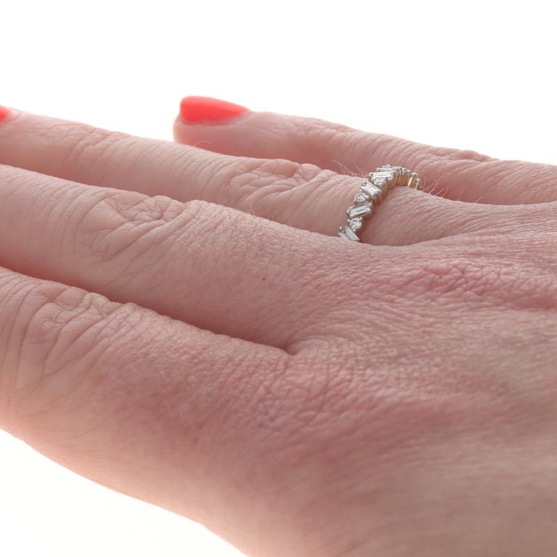 Gelbgold Diamant Hochzeit Band 14k Baguette .54ctw Ring im Zustand „Neu“ im Angebot in Greensboro, NC