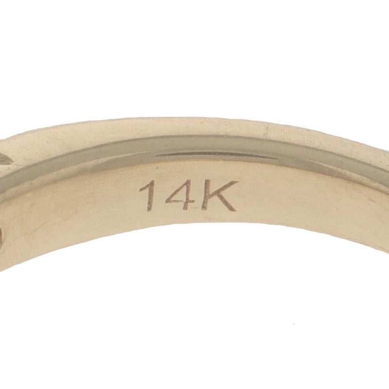 Yellow Gold Diamond Wedding Band - 14k Round Brilliant .50ctw Ring For Sale 1