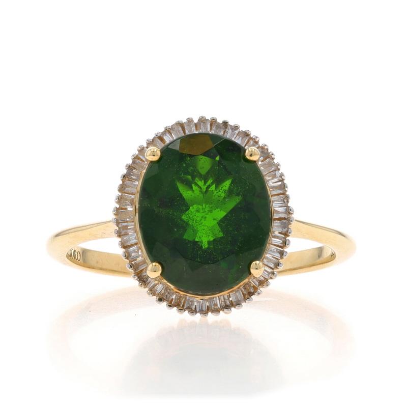 Dimensione: 9
Tassa sulle taglie: Up 3 taglie per $30 o Down 2 taglie per $30

Contenuto metallico: oro giallo 10k e oro bianco 10k

Informazioni su A. Stone

Diopside naturale
Carati: 3,50ct
Taglio: Ovale
Colore: verde

Diamanti naturali
Carati: