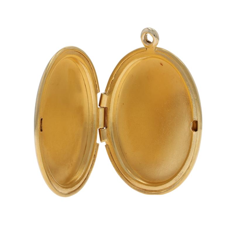 Pendentif fleur de cornouiller en or jaune 14k Blossom Two Frames Excellent état - En vente à Greensboro, NC