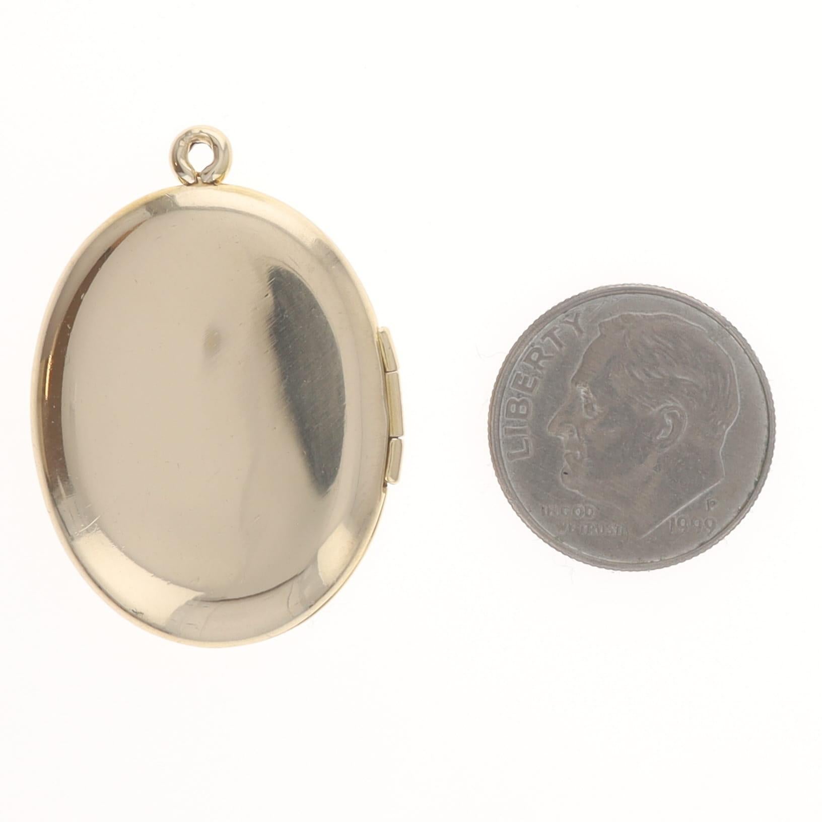 Pendentif fleur de cornouiller en or jaune 14k Blossom Two Frames Pour femmes en vente