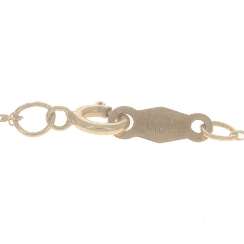 Yellow Gold Dolphin Duo Pendant Necklace 18 1/2