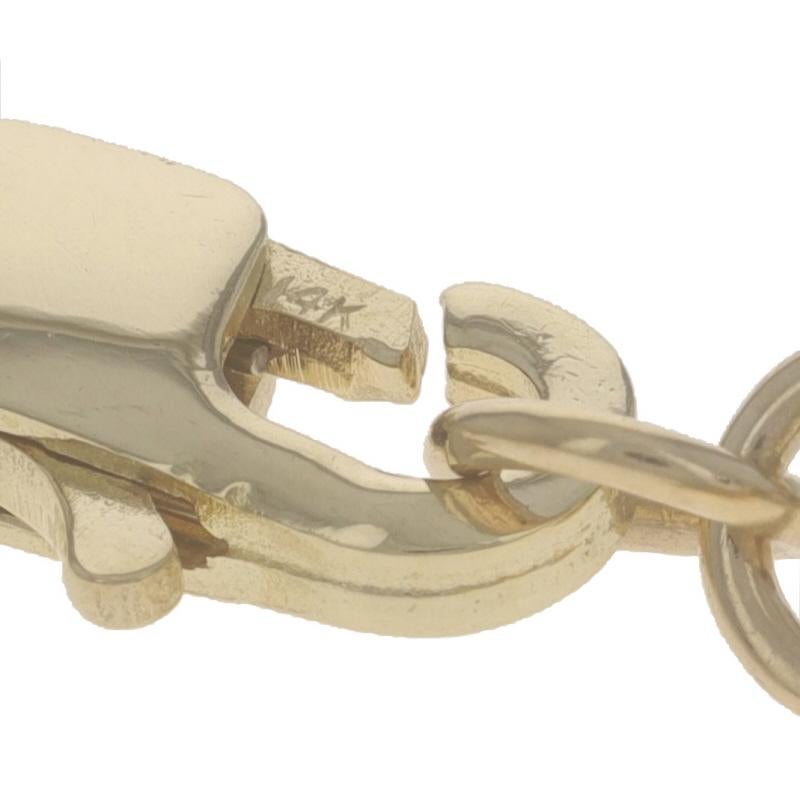 Yellow Gold Dolphin Seashell Sand Dollar Starfish Link Bracelet - 14k Adjustable For Sale 1