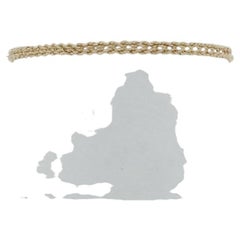 Yellow Gold Double Rope Chain Bracelet 7 1/4" - 14k