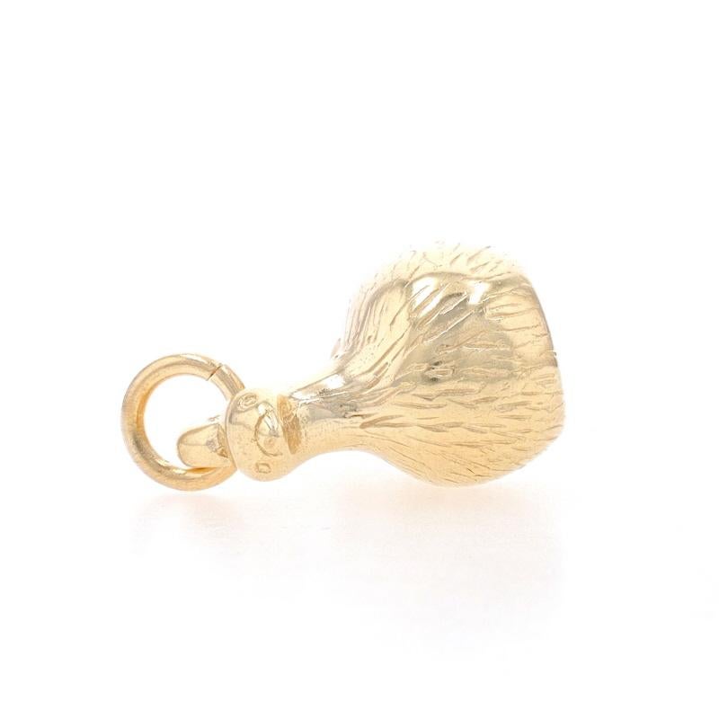 Yellow Gold Duck Charm - 14k Waterfowl Bird For Sale 1