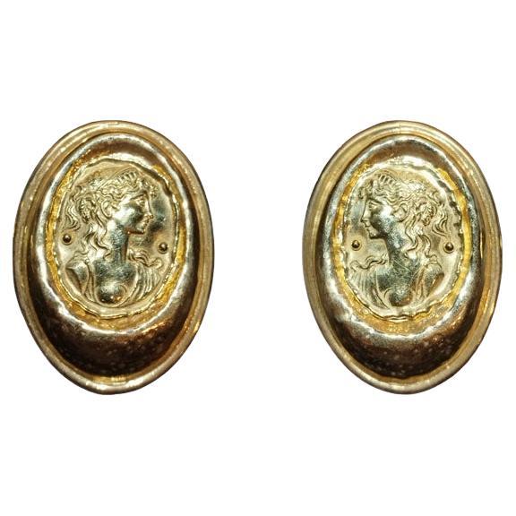 Boucles d'oreilles en or jaune en vente