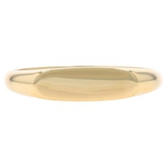 Yellow Gold East-West Signet Ring - 14k Engravable