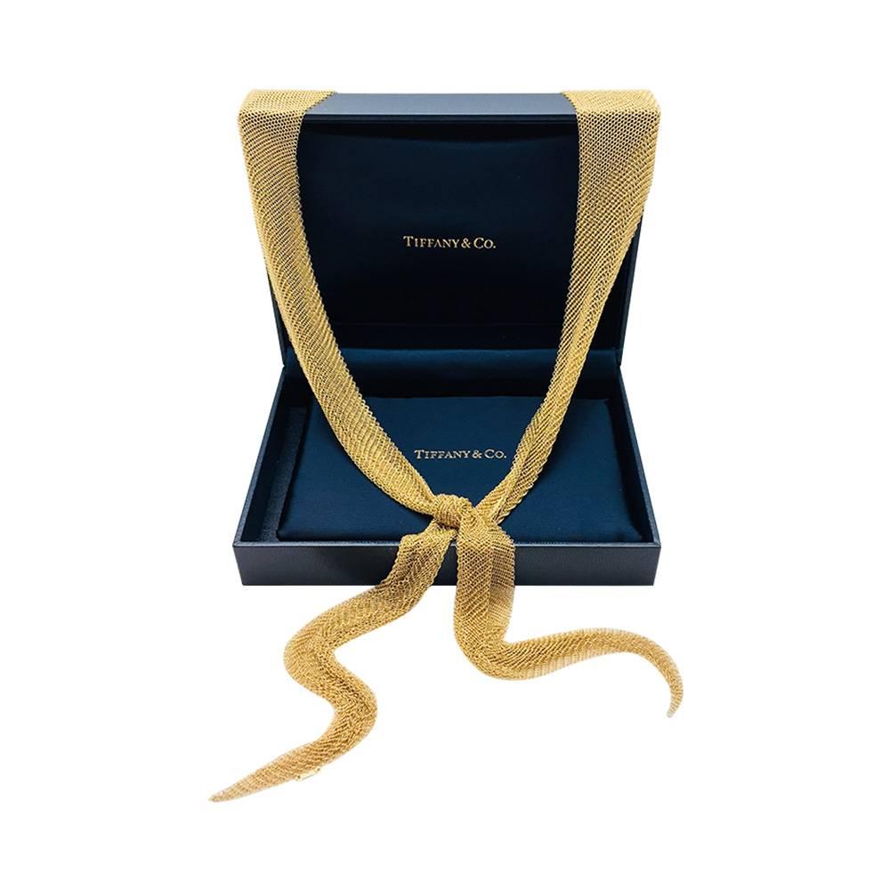 Contemporary Yellow Gold Elsa Peretti Necklace for Tiffany & Co.