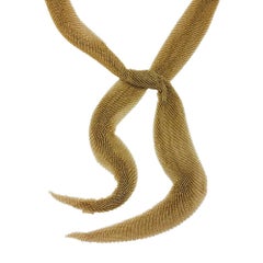 Yellow Gold Elsa Peretti Necklace for Tiffany & Co.