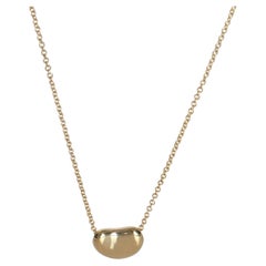 Yellow Gold  Elsa Peretti Vintage 11mm Bean Pendant