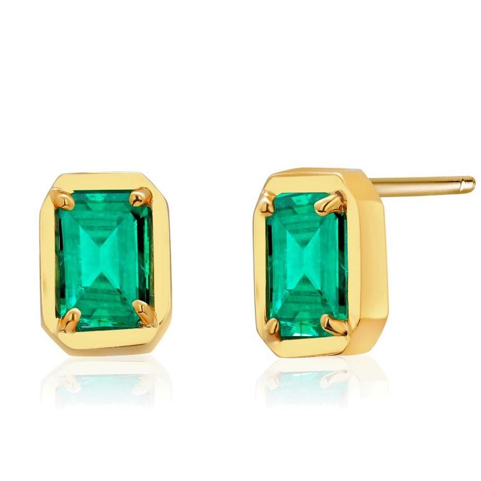 colombian emerald earrings