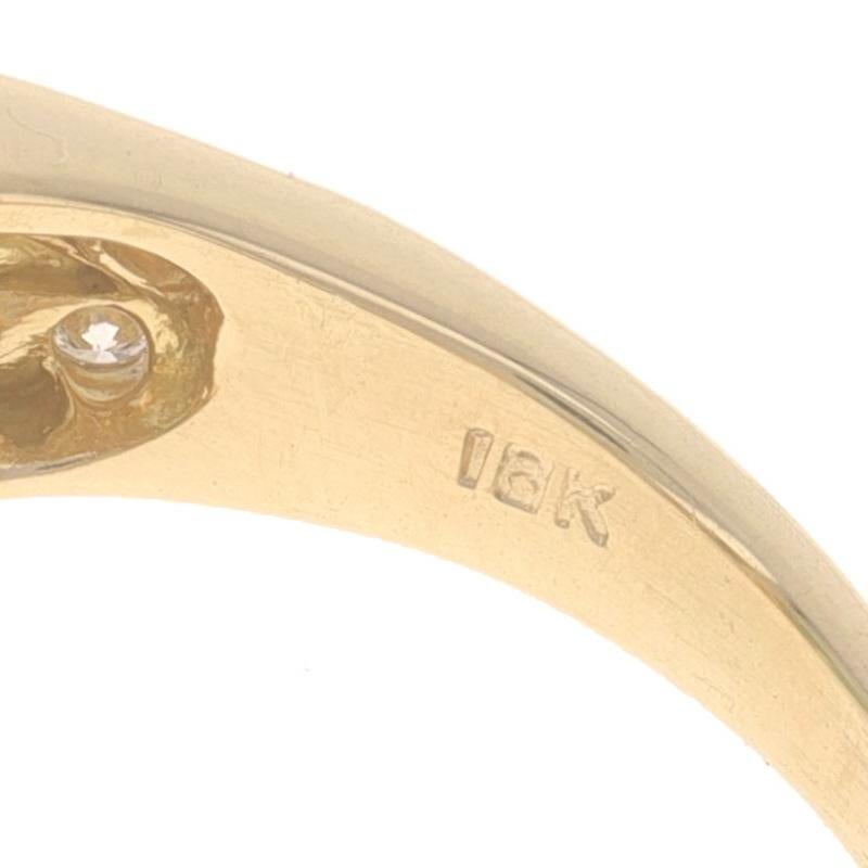Yellow Gold Emerald & Diamond Halo Ring - 18k Emerald Cut 2.70ctw GIA For Sale 2