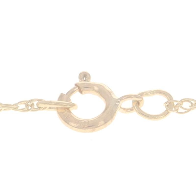 Yellow Gold Emerald Diamond Heart Pendant Necklace 18
