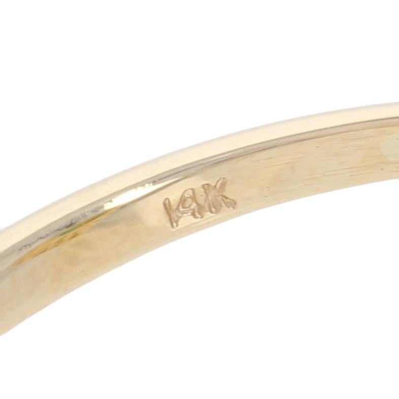 Women's Yellow Gold Emerald and Diamond Ring, 14 Karat Oval Cut 1.86 Carat Halo