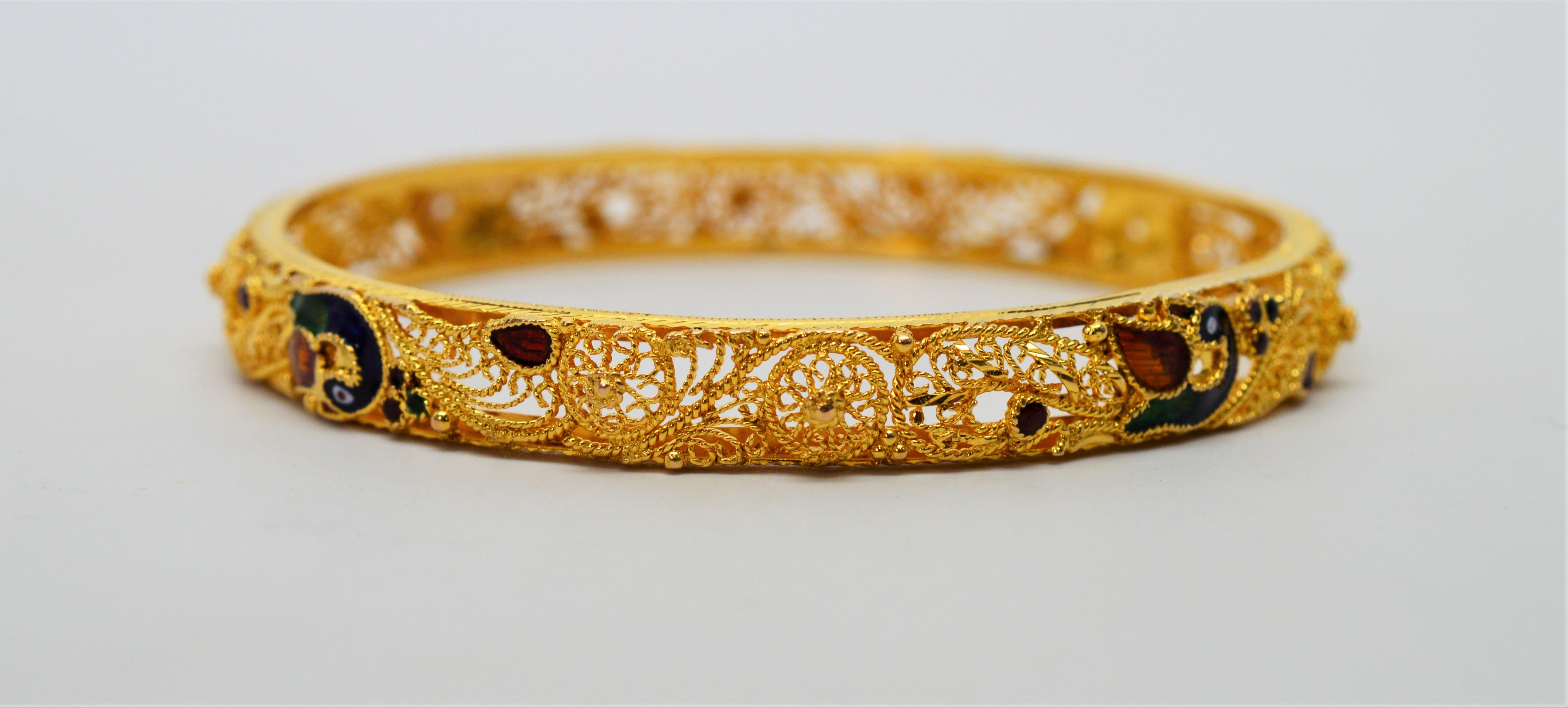 gold bagle