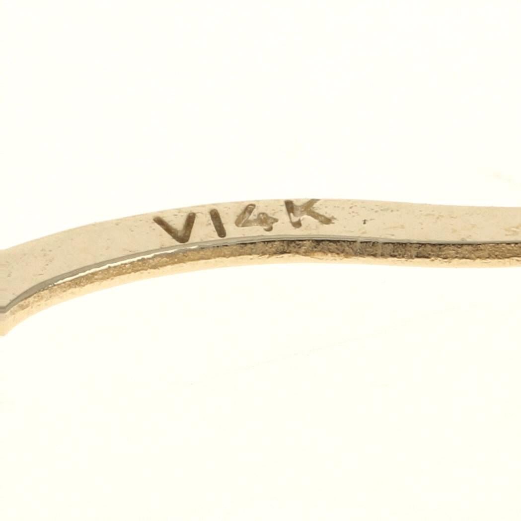 Gelbgold-Emaille-Ohrringe mit gepunkteten Punkten, 14k geätztes Sterndust, durchbohrt Damen