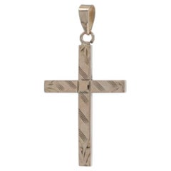 Pendentif Croix en or jaune - 10k Faith