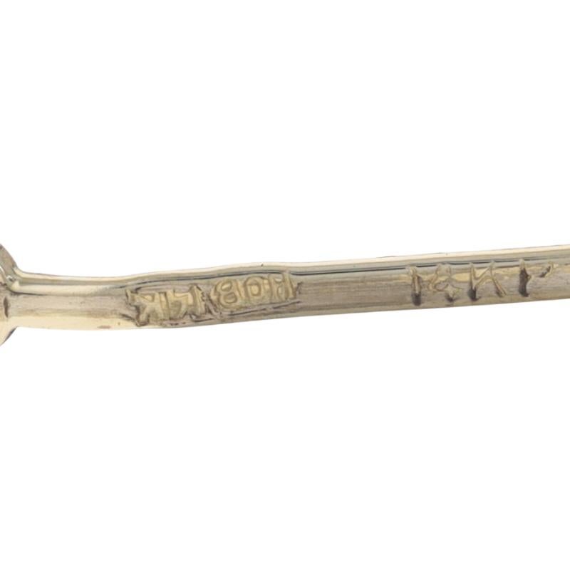 Bracelet en or jaune avec guirlande de feuilles 6 1/2