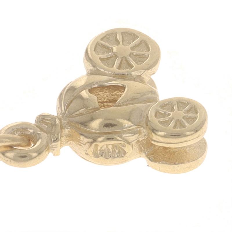 Gelbgold Fairytale Carraige Charme - 14k Königliche Transportation 1