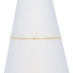 Yellow Gold Fancy Bead Chain Bracelet 7" - 14k