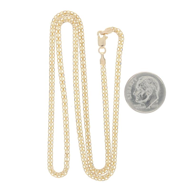 Yellow Gold Fancy Bismark Chain 
