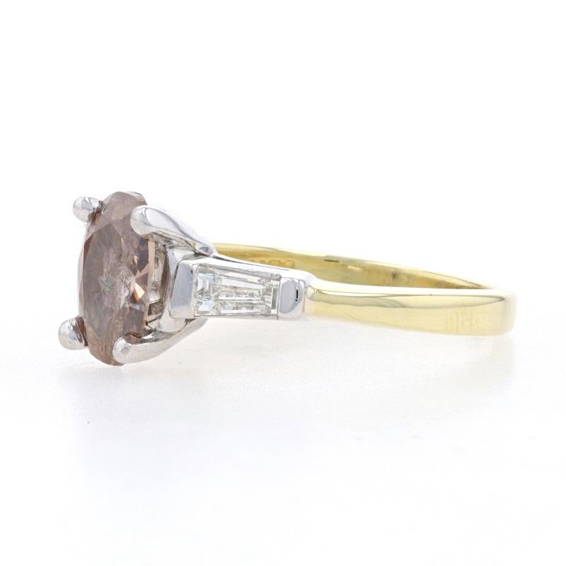 brown diamond ring