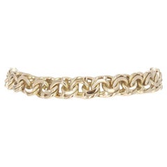 Bracelet en or jaune avec chaîne fantaisie 7 1/4" 18k