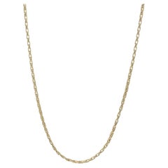 Yellow Gold Fancy Chain Necklace 18" 14k