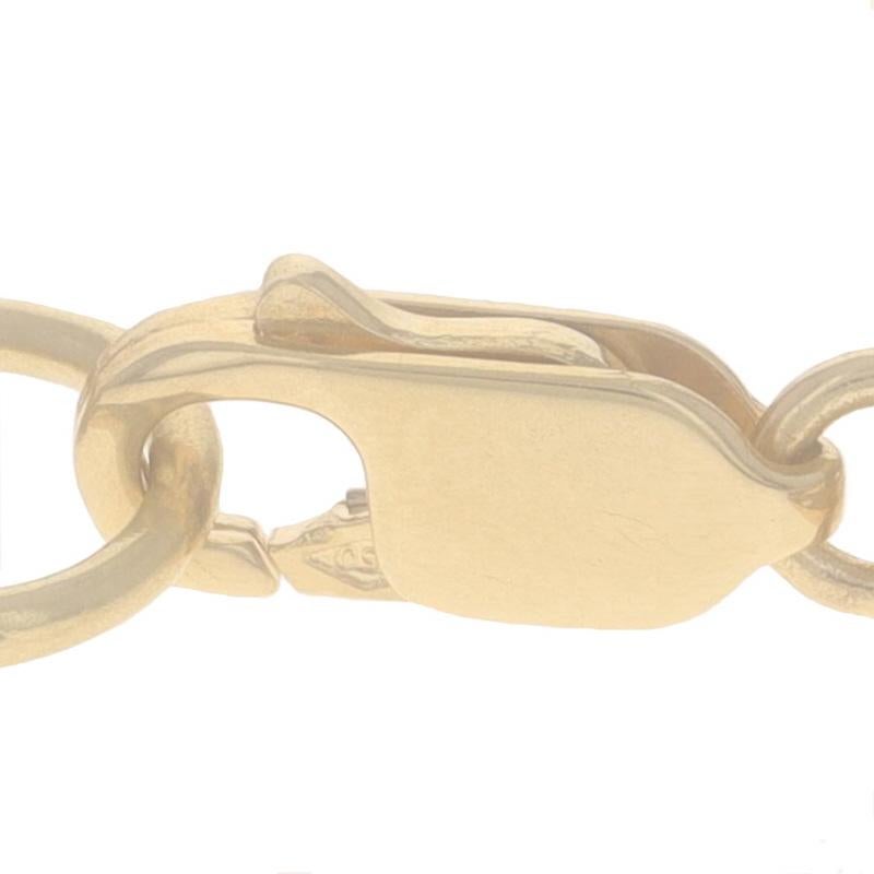 Bracelet en or jaune à maillons fantaisie 7 3/4