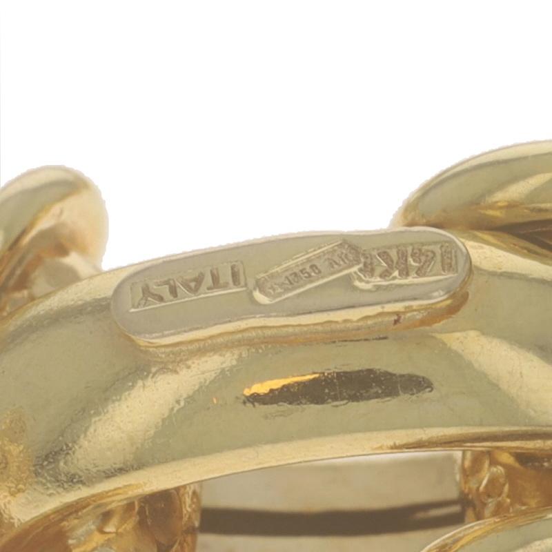 Bracelet à maillons fantaisie en or jaune 8