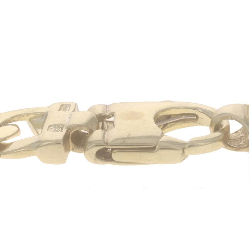 Bracelet en or jaune avec chaîne fantaisie Marin 8