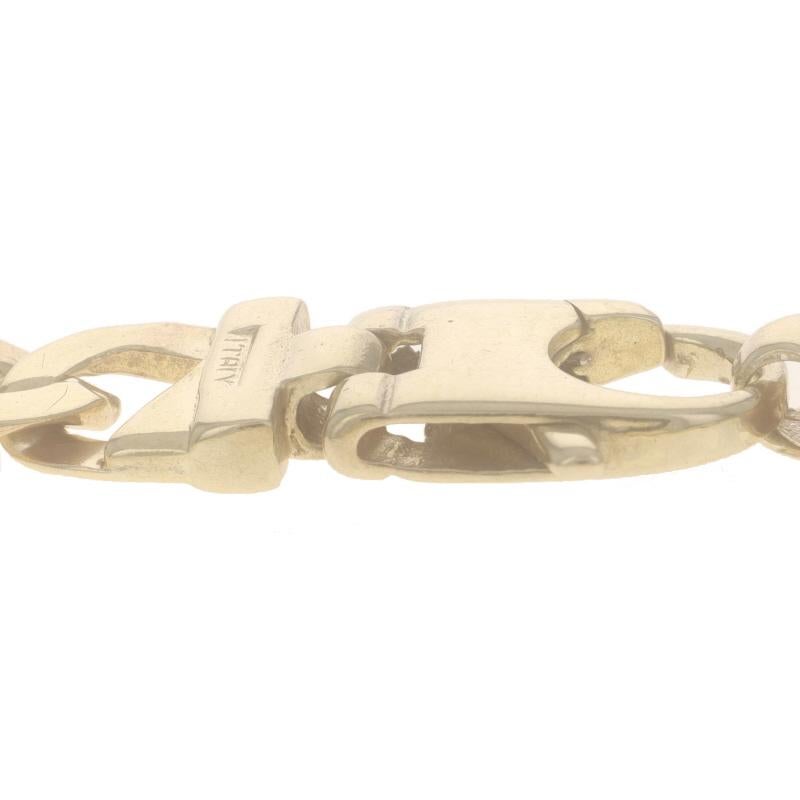 Bracelet en or jaune avec chaîne fantaisie Marin 8