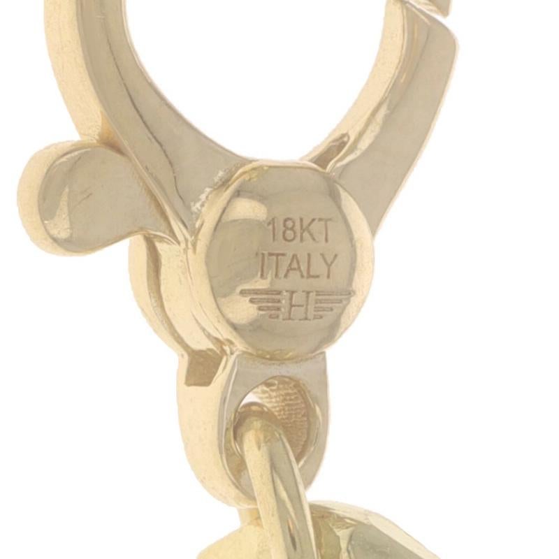 Bracelet en or jaune avec chaîne en forme de trombone 8