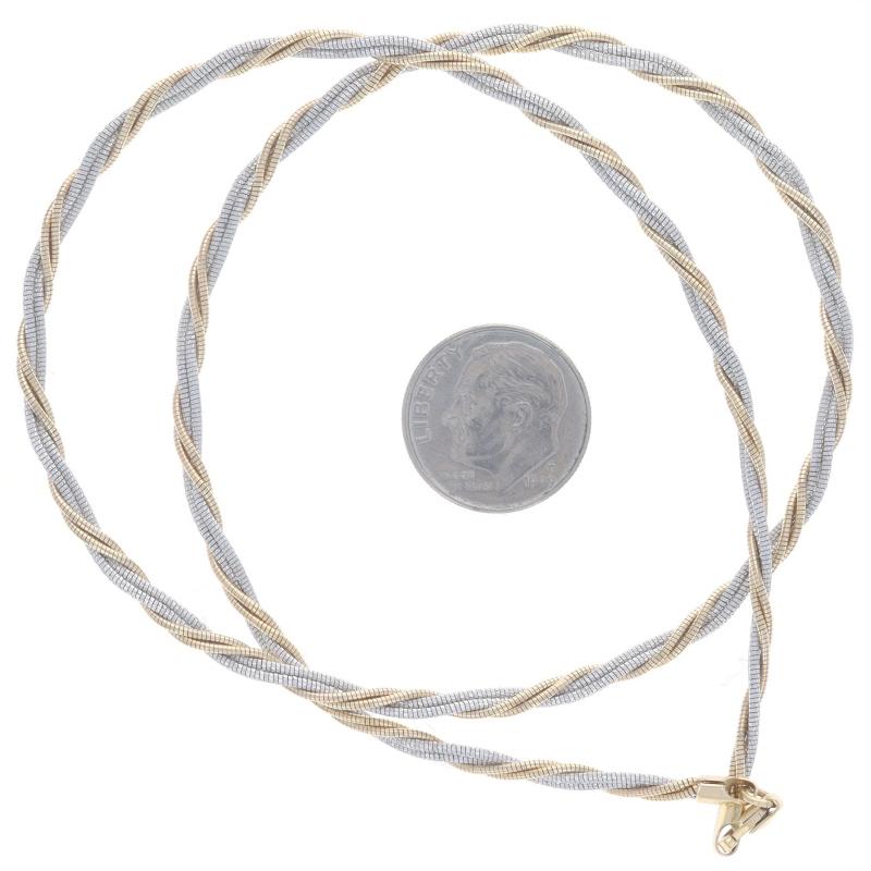 Chaîne collier fantaisie cocon et cocon de 17 pouces en or jaune 14 carats Pour femmes en vente