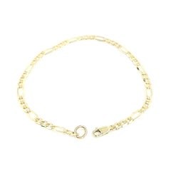 Yellow Gold Figaro Bracelet