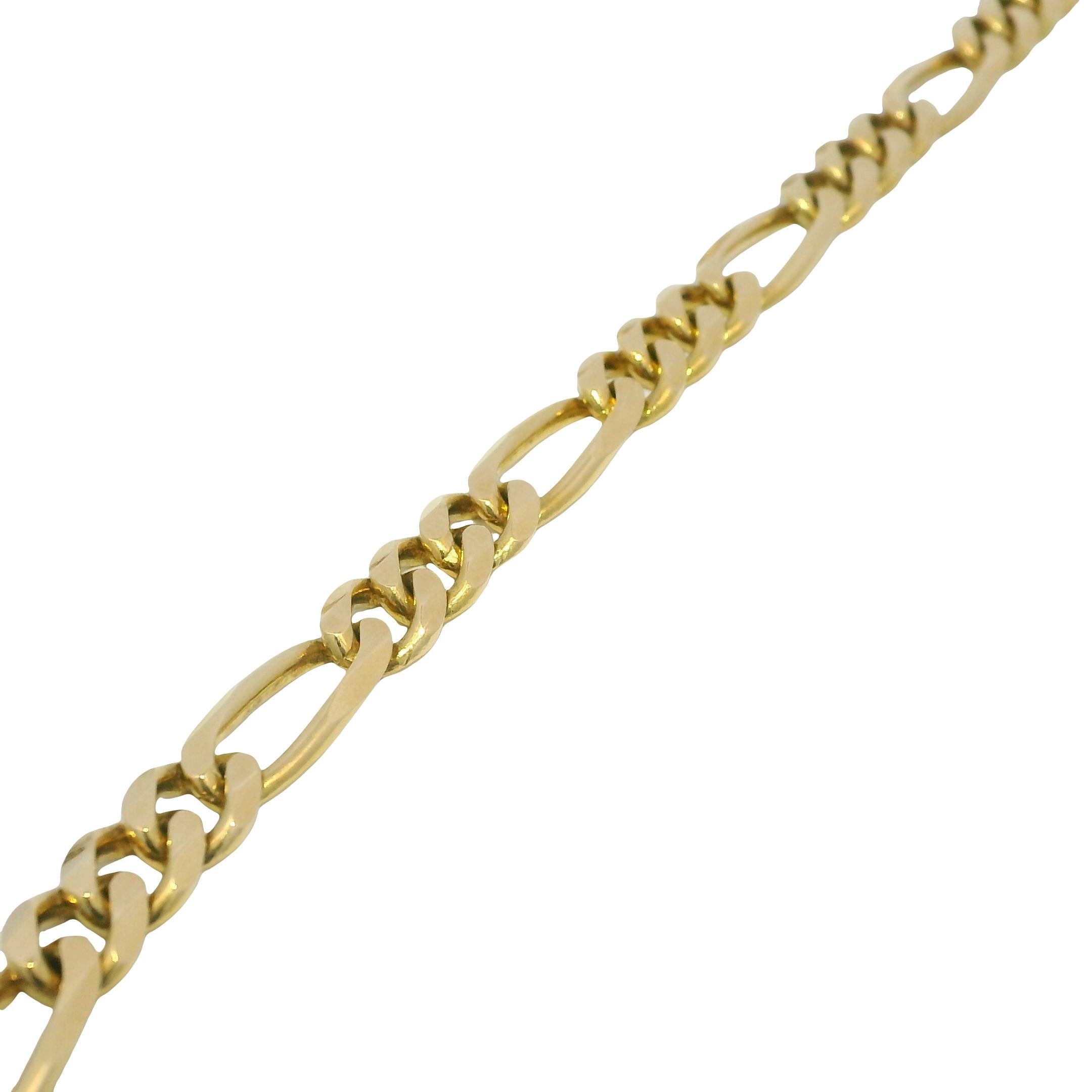 Moderne Yellow Gold Figaro Chain 20