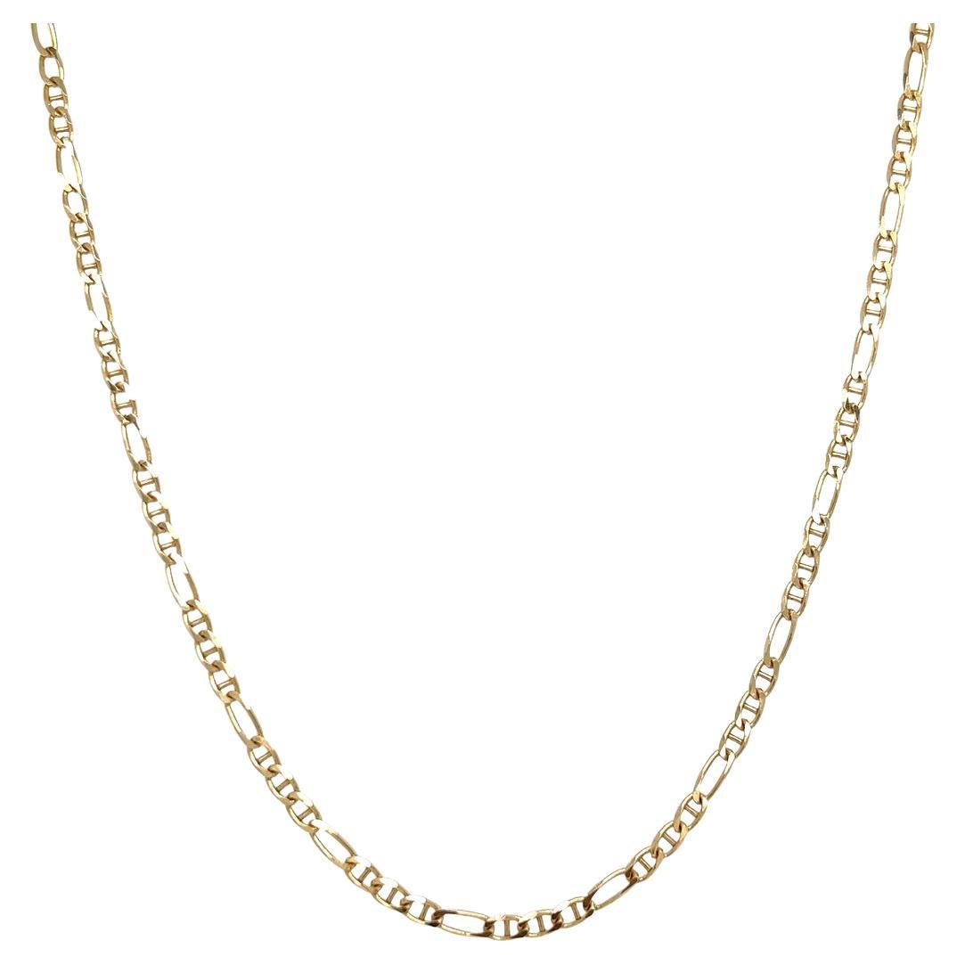 Yellow Gold Figaro Chain