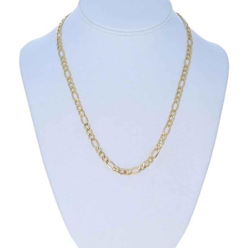 Gelbgold Figaro Kette Halskette 20