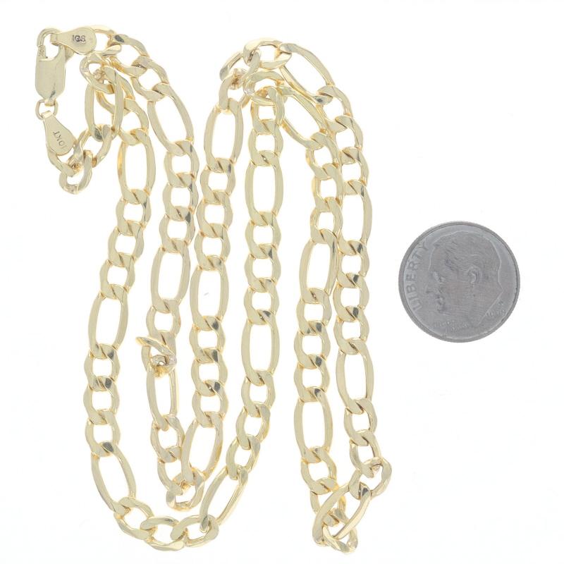 Gelbgold Figaro Kette Halskette 20