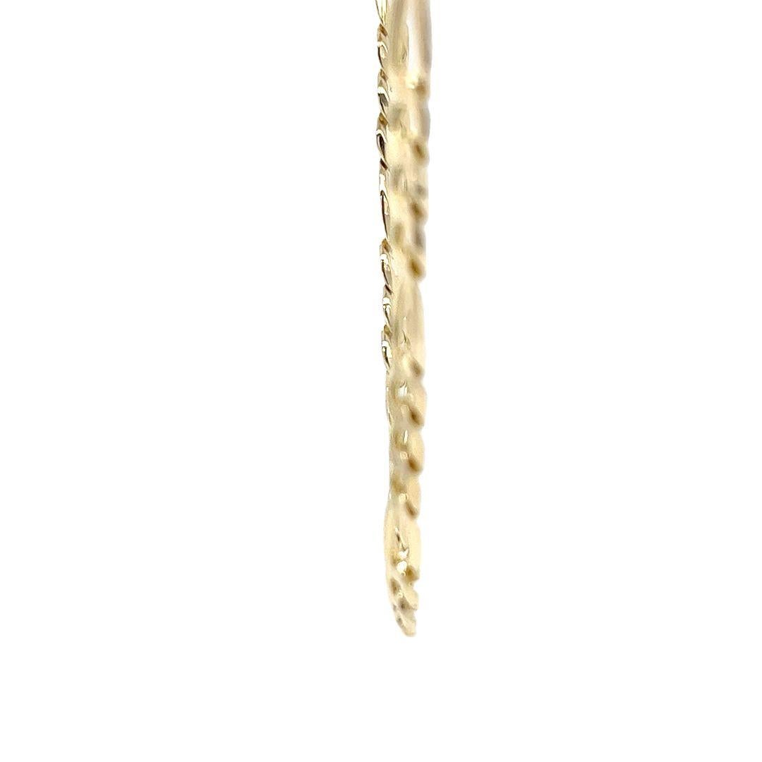 Collier de chaîne Figaro en or jaune Unisexe en vente