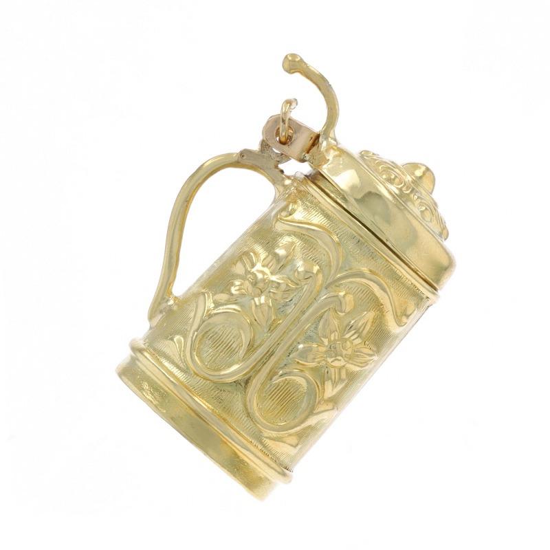 Gelbgold-Blumen-Bierstein-Charmband aus Gelbgold - 14k Berlin, Deutschland Edelweiss- Öffnungen für Damen oder Herren im Angebot