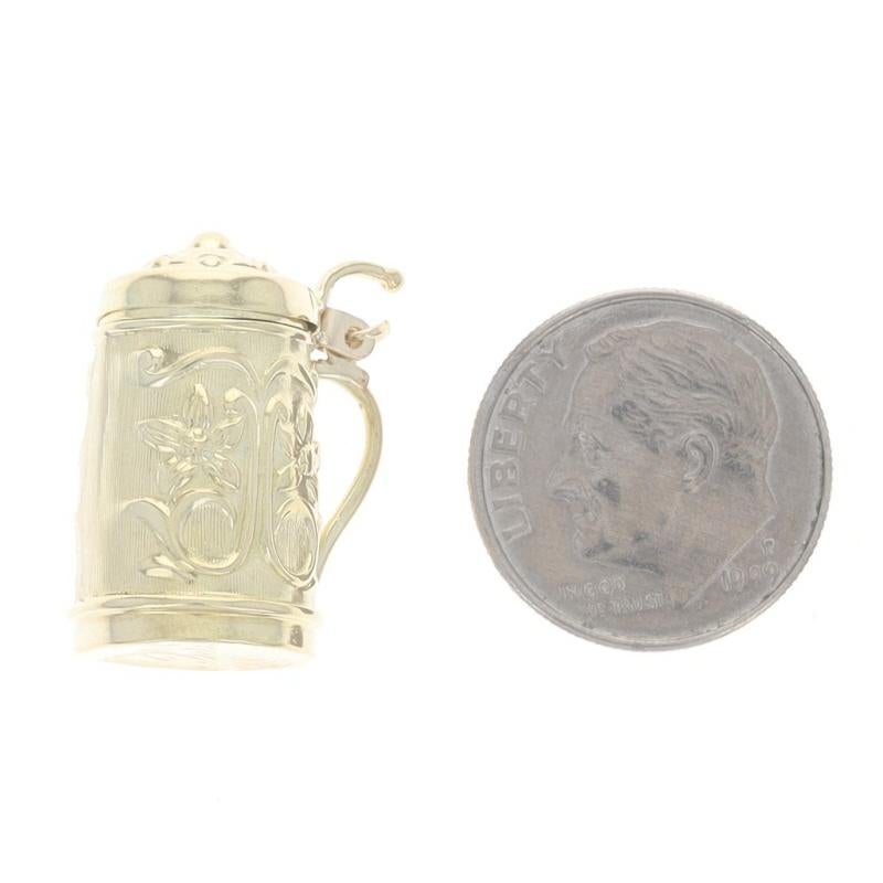 Gelbgold-Blumen-Bierstein-Charmband aus Gelbgold - 14k Berlin, Deutschland Edelweiss- Öffnungen im Angebot 1