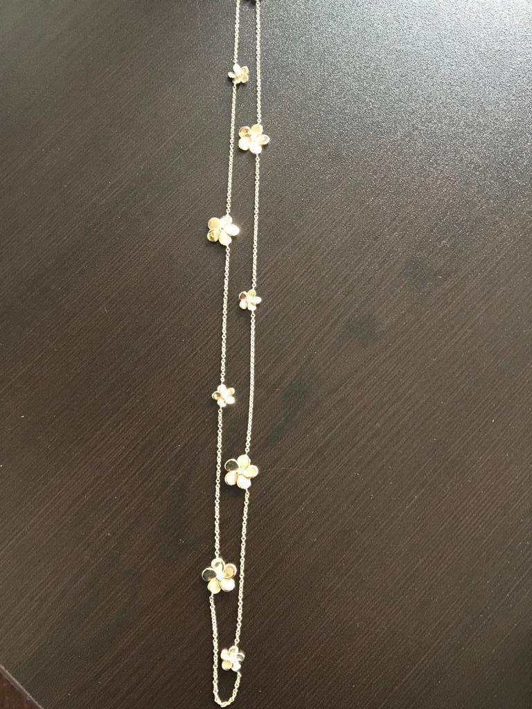 gold flower necklaces