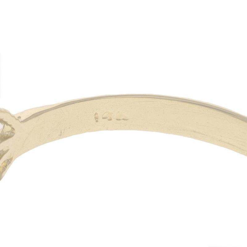 Bague en or jaune avec trois fleurs - 14k Botanical en vente 3