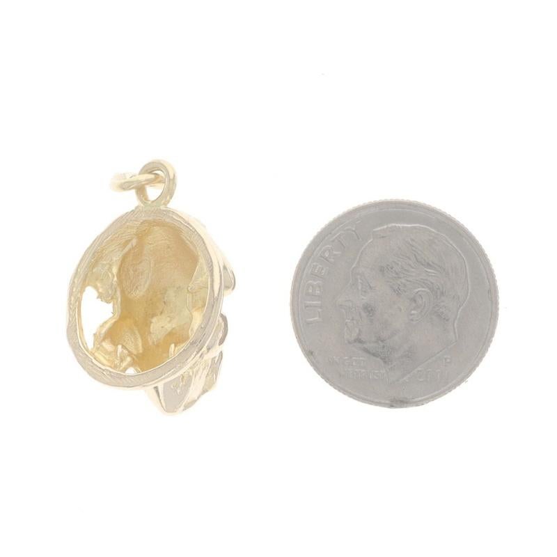 Frosch-Anhänger aus Gelbgold - 14k Amphibian Damen