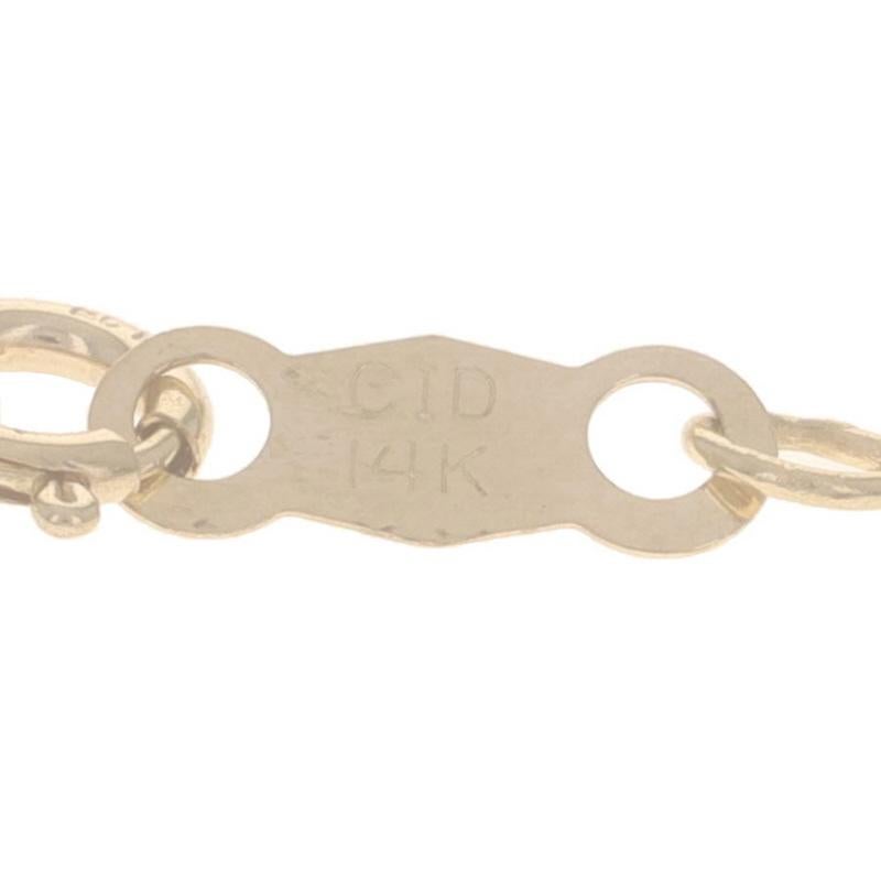 Collier croix en or jaune grenat diamant 17