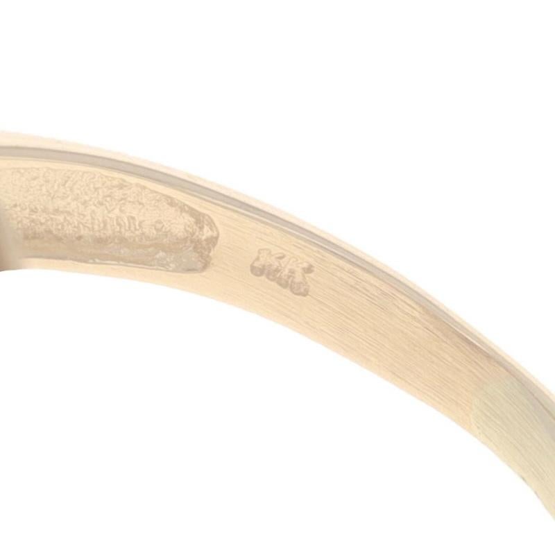 Bague en or jaune grenat diamant - 14k Oval 2.94ctw en vente 3