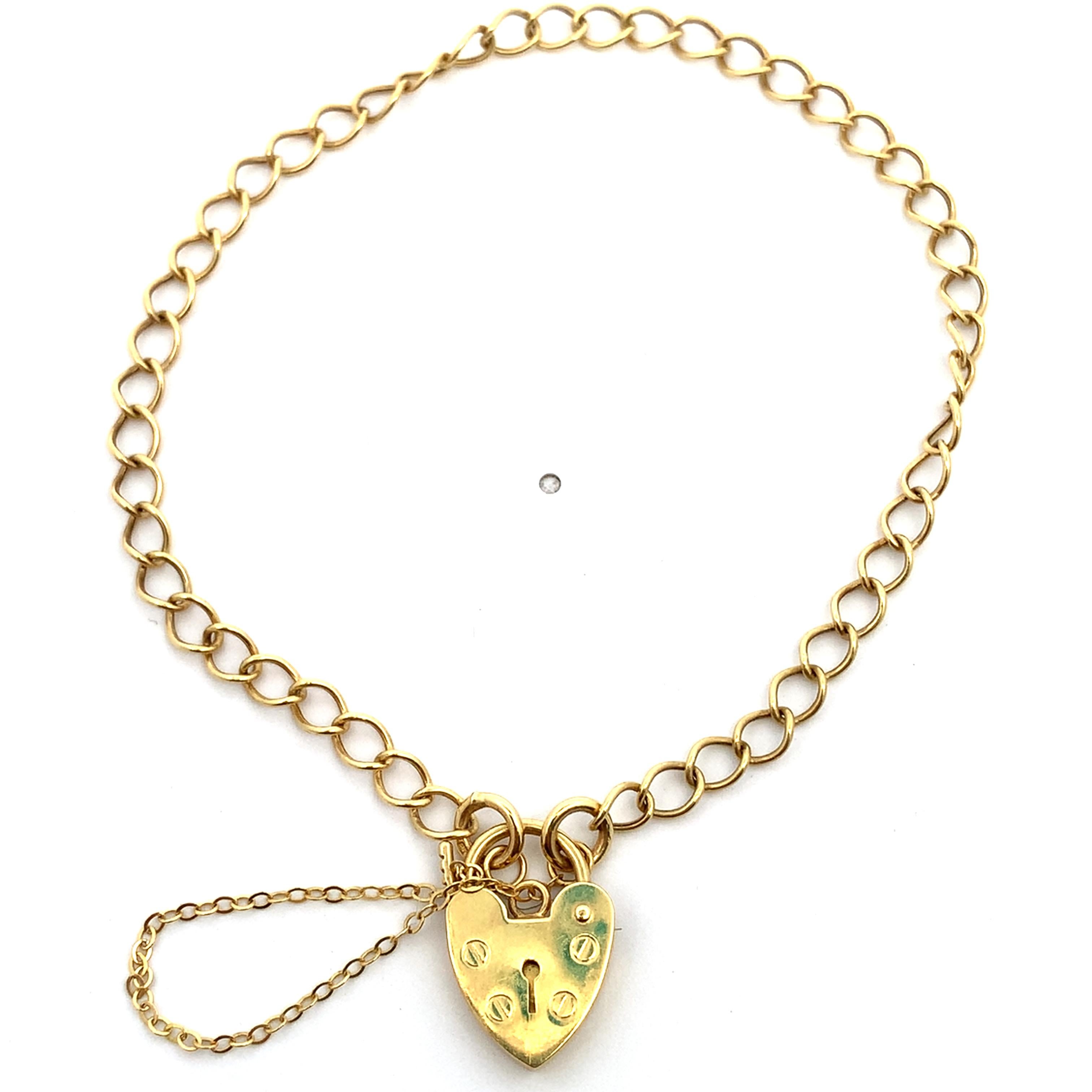 Pulsera de cadena gruesa con puerta de oro amarillo en Nuevo estado para la venta en London, GB