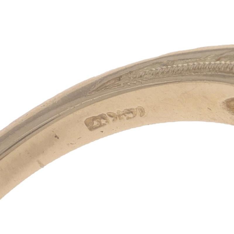 Gelbgold Edelsteine Orden des Ostersterns Ring - 14k Star Point Masonic im Angebot 3
