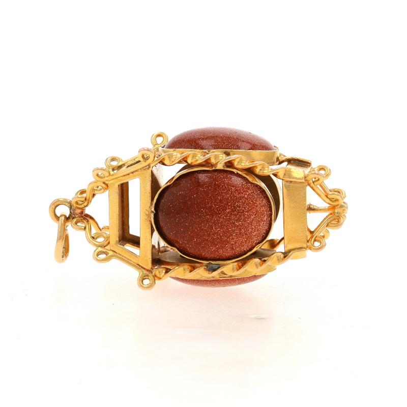 Charm Lanterna d'epoca in oro giallo 18k Cabochon ovale In condizioni ottime in vendita a Greensboro, NC